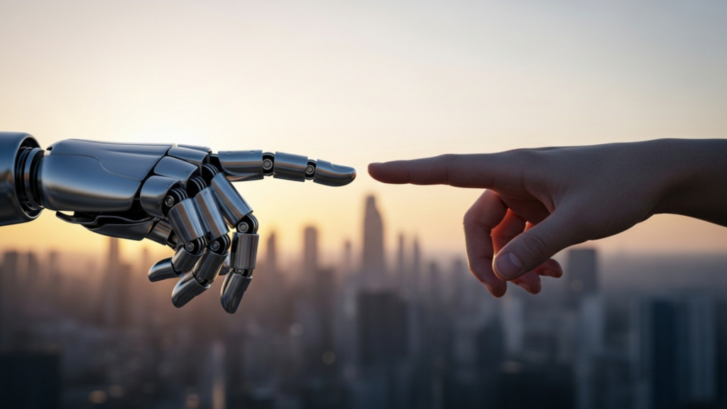 Future of work with AI and human collaboration
